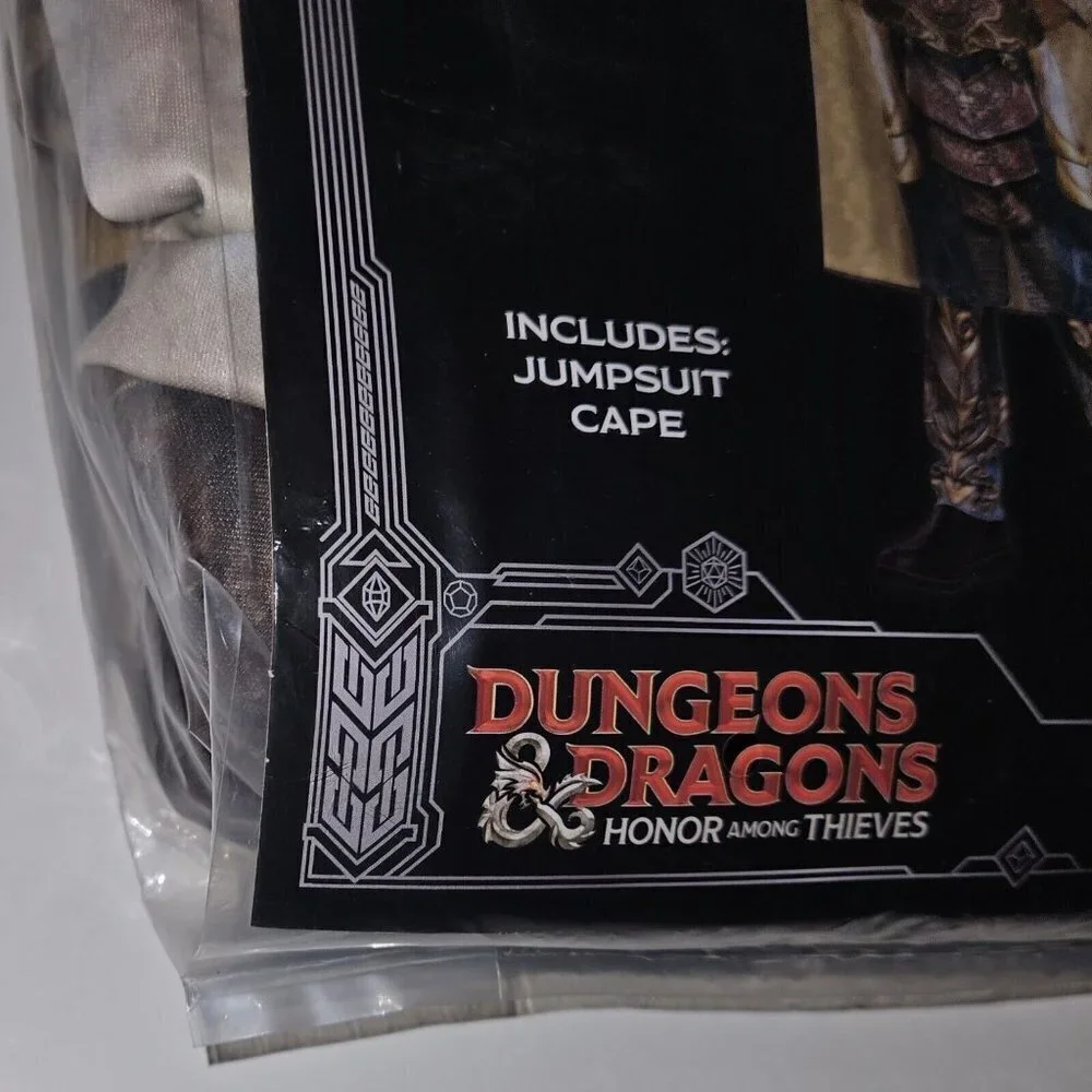 NEW Xenk Dungeons & Dragons Halloween Costume Boys Small 6/7 Jumpsuit Cape